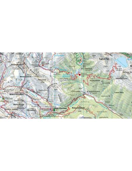 WK 225 Mölltal - Kreuzeckgruppe - Drautal túratérkép
