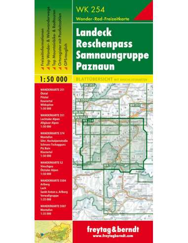 WK 254 Landeck - Reschenpass - Samnaungruppe -...