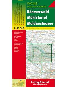 WK 262 Böhmerwald - Mühviertel - Moldaustausee túratérkép 2