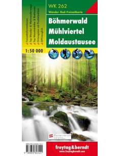 WK 262 Böhmerwald - Mühviertel - Moldaustausee túratérkép