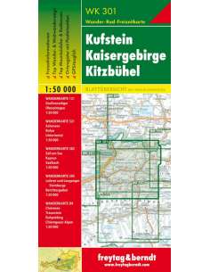 WK 301 Kufstein - Kaisergebirge - Kitzbühel túratérkép 2