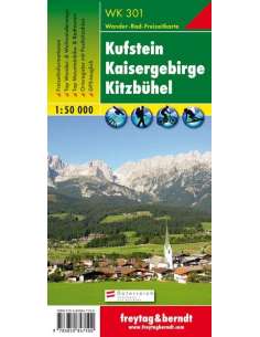 WK 301 Kufstein - Kaisergebirge - Kitzbühel túratérkép