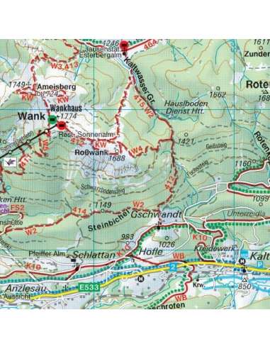 WK 322 Wetterstein - Karwendel - Seefeld -...