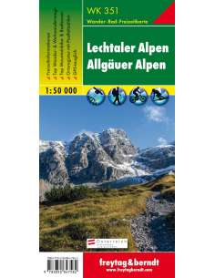 WK 351 Lechtaler Alpen - Allgäuer Alpen túratérkép