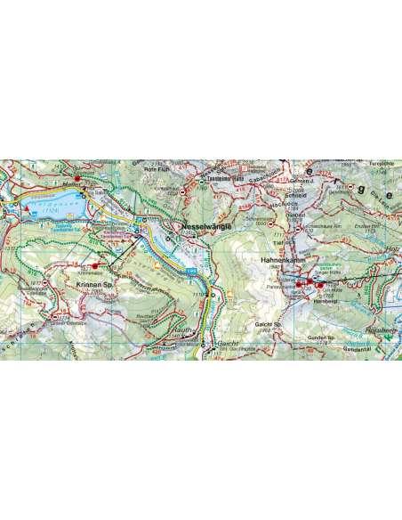 WK 352 Ehrwald - Lermoos - Reutte - Tannheimer Tal túratérkép