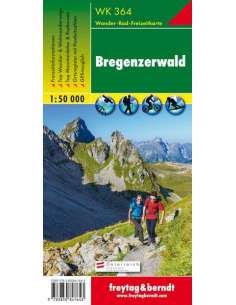 WK 364 Bregenzerwald túratérkép