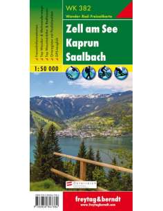 WK 382 Zell Am See - Kaprun - Saalbach túratérkép