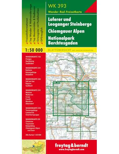 WK 393 Loferer und Leoganger Steinberge -...