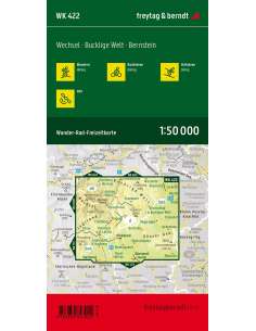 WK 422 Wechsel - Bucklige Welt - Bernstein túratérkép - 2021 2