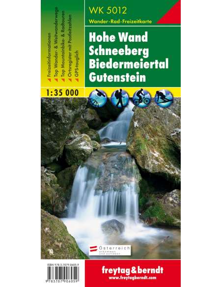 WK 5012 Hohe Wand - Schneeberg - Biedermeiertal - Gutenstein túratérkép