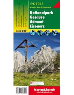 WK 5062 Nationalpark Gesäuse - Admont - Eisenerz túratérkép