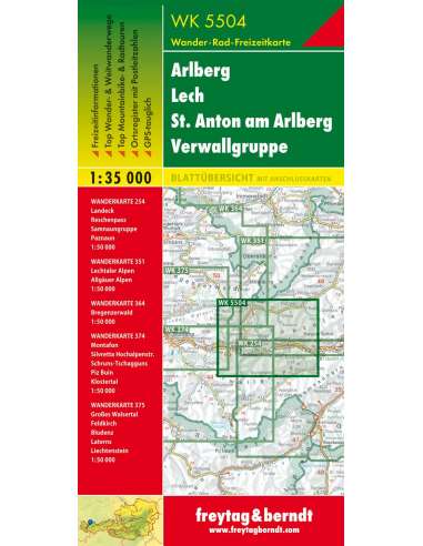 WK 5504 Arlberg - Lech - St. Anton am Arlberg -...