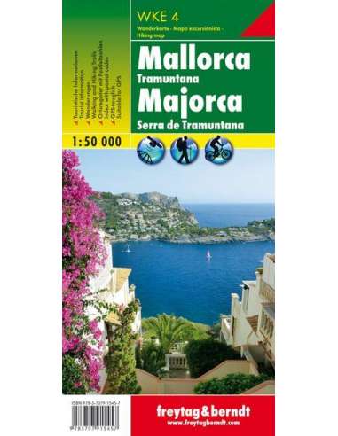 WK E4 Mallorca - Tramuntana túratérkép