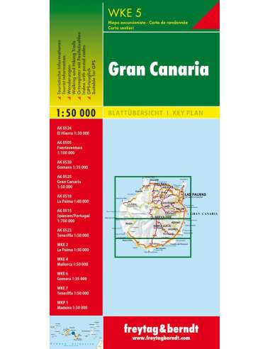 WKE 5 Gran Canaria túratérkép