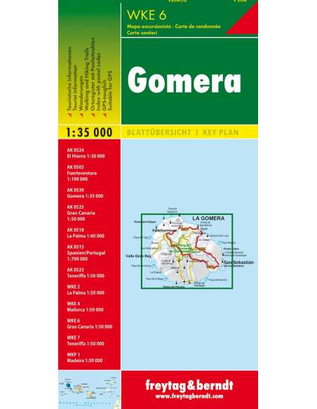 WKE 6 Gomera turistatérkép