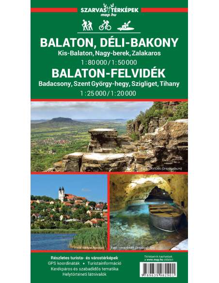 Balaton és környéke - Balaton-felvidék turistatérkép
