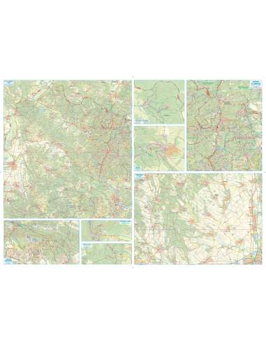 Cserhát - Naszály - Nógrád - Karancs turistatérkép