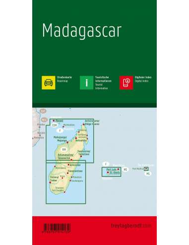 Madagascar - Madagaszkár térkép
