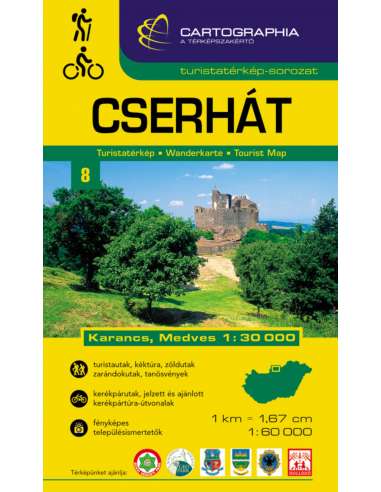 Cserhát - Karancs, Medves turistatérkép