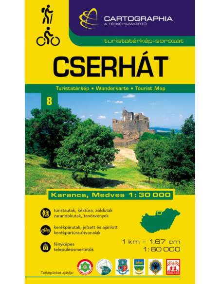 Cserhát - Karancs, Medves turistatérkép