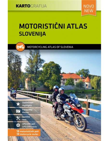 Slovenija - Szlovénia motoros atlasz - 2020