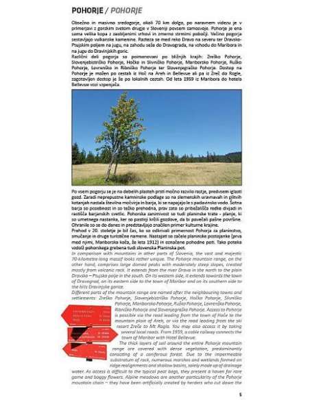 Pohorje turistatérkép