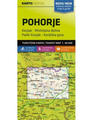 Pohorje turistatérkép