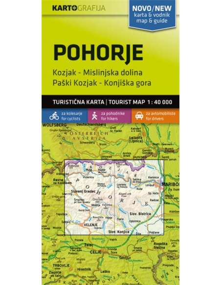 Pohorje turistatérkép