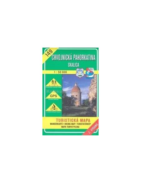 VKU-TM 149 Chvojnicei-dombság - Szakolca turistatérkép - Chvojnická Pahorkatina - Skalica