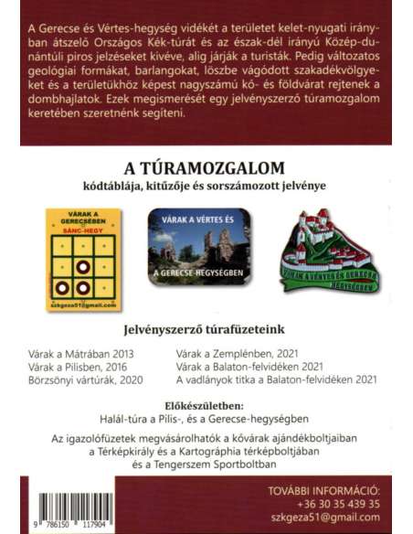 Várak a Gerecse, a Vértes és a Velencei-hegységben - jelvényszerző túramozgalom