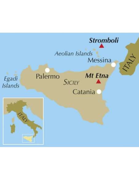 Walking in Sicily - Szicília túrakönyv