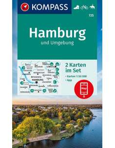 KK 725 Hamburg és környéke 2 szelvényes túra- és...