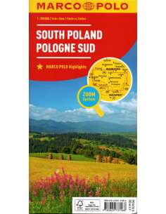 South Poland - Dél-Lengyelország ZOOM autótérkép - Marco...