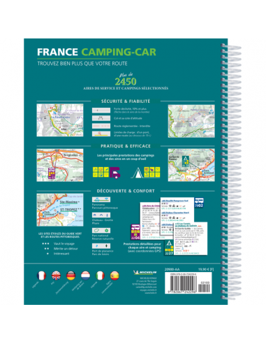 MN 2090 - France Camping Car Atlas (A4 spiral)...