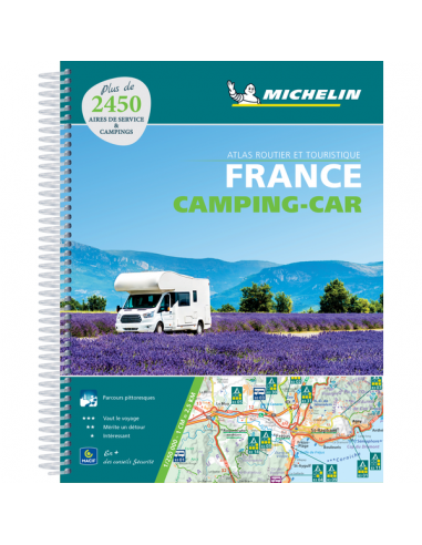 MN 2090 - France Camping Car Atlas (A4 spiral)...