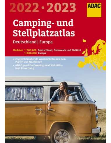 ADAC Camping-Stellplatzatlas D & Europa...