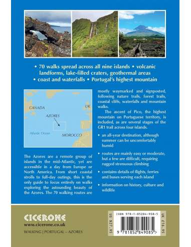 Walking on Azores - Azori-szigetek túrakönyv