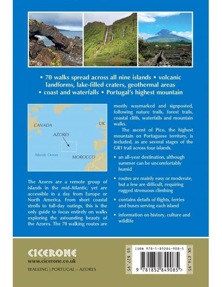 Walking on Azores - Azori-szigetek túrakönyv