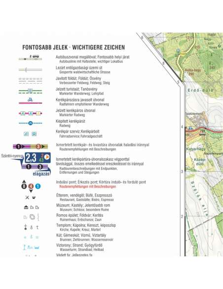 Pilis és Visegrádi hegység 4in1 outdoor kalauz + vízálló térkép