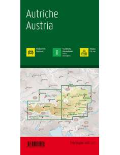 Österreich - Austria - Ausztria térkép 2024