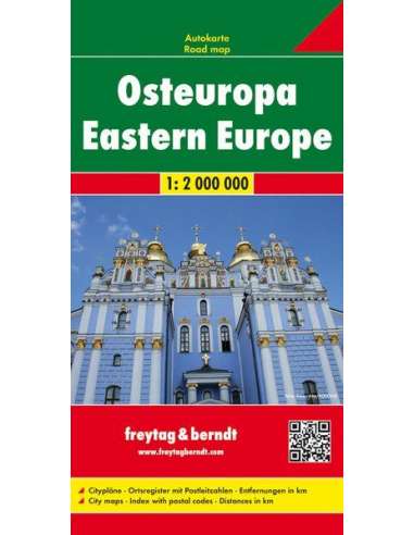 Eastern Europe - Kelet-Európa térkép