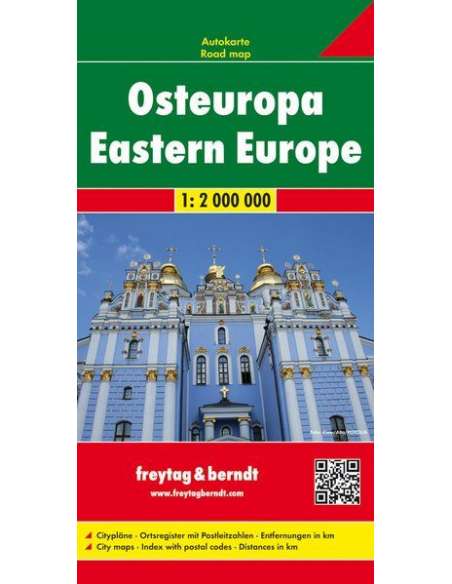 Eastern Europe - Kelet-Európa térkép