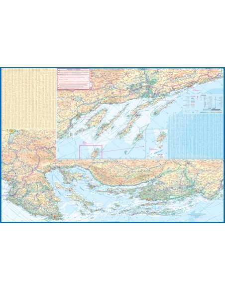 Dubrovnik - Croatian coast cruise - Horvát tengerpart térkép - vízálló
