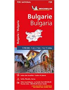 MN 739 Bulgária térkép
