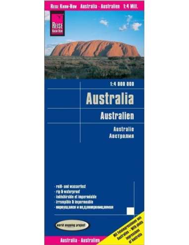 RKH Australien - Ausztrália térkép