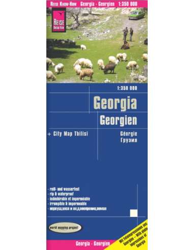RKH Georgien - Georgia - Grúzia térkép