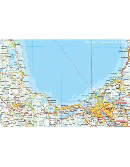 RKH Lettland - Latvia - Lettország térkép - 2019