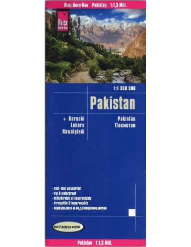 RKH Pakistan - Pakisztán térkép