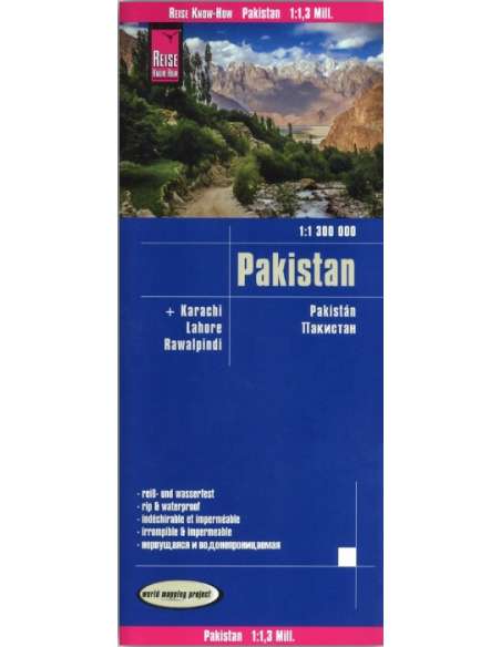 RKH Pakistan - Pakisztán térkép