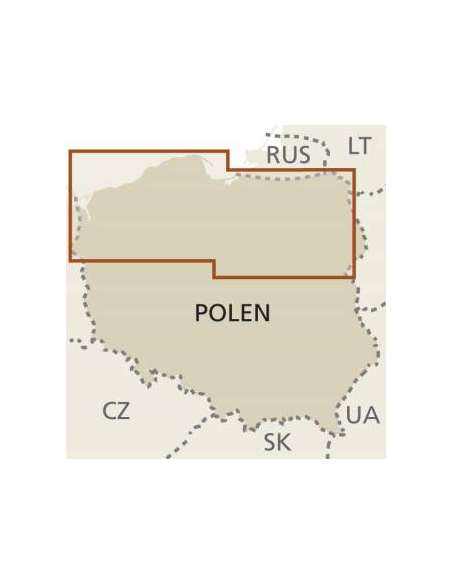 RKH Poland north - Polen Nord - Észak-Lengyelország térkép - 2019